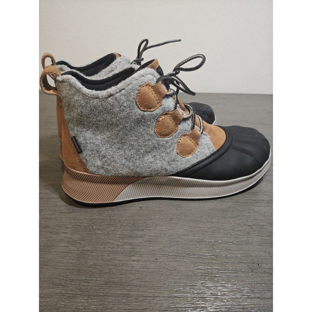 Rihero Women's Classic Waterproof Ankle Boots,camel brown & gray,Size 8.5 - Picture 5 of 10